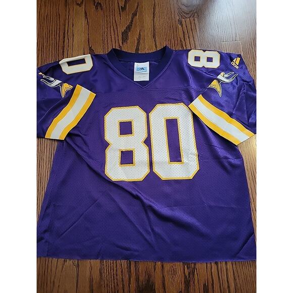 Adidas Chris Carter Minnesota Vikings NFL Football Jersey Youth Large 14-16 - Picture 6 of 9